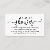 Einfache Anzeige von Skripten Begleitkarte (Vorderseite)