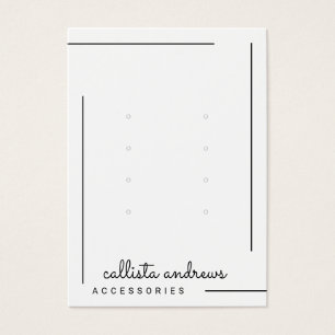 Einfache Anzeige von weißen, schwarzen Schreib-Sch