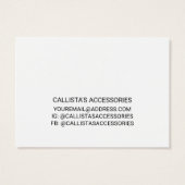 Einfache Anzeige von weißen, schwarzen Schreib-Sch (Rückseite)