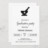 Einfache Apothekerische Hochschulabsolventen Ankündigung (Vorne/Hinten)