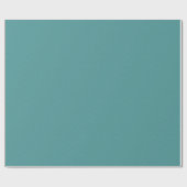 Einfache aquamarine Herringbone-Tweed niedlichen U Geschenkpapier (Flach)