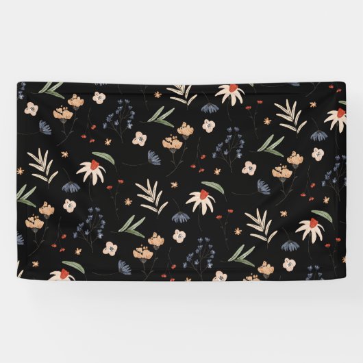 Einfache Aquarell-Blume 1 Banner (Horizontal)