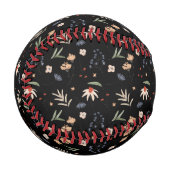 Einfache Aquarell-Blume 1 Baseball (Vorderseite Links)