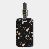 Einfache Aquarell-Blume 1 Gepäckanhänger (Vorderseite vertikal)