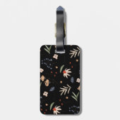Einfache Aquarell-Blume 1 Gepäckanhänger (Rückseite vertikal)