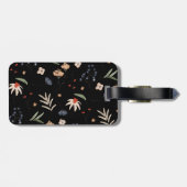 Einfache Aquarell-Blume 1 Gepäckanhänger (Rückseite horizontal)