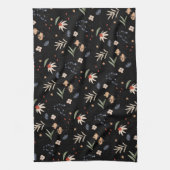 Einfache Aquarell-Blume 1 Geschirrtuch (Vertikal)