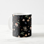 Einfache Aquarell-Blume 1 Kaffeetasse (Vorderseite Links)