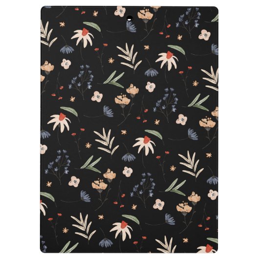 Einfache Aquarell-Blume 1 Klemmbrett (Rückseite)