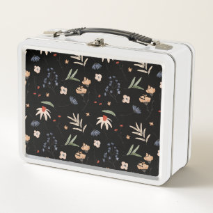 Einfache Aquarell-Blume 1 Metall Brotdose