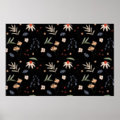 Einfache Aquarell-Blume 1 Poster (Vorne)