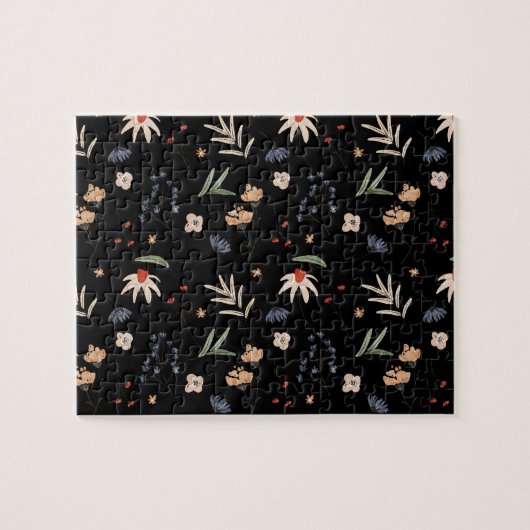 Einfache Aquarell-Blume 1 Puzzle (Horizontal)