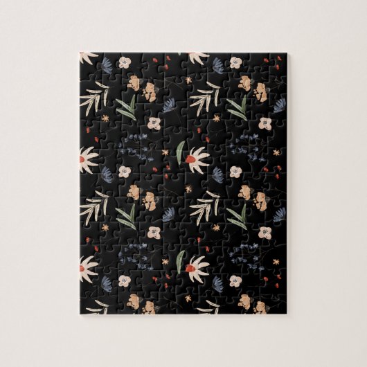 Einfache Aquarell-Blume 1 Puzzle (Vertikal)