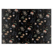 Einfache Aquarell-Blume 1 Schneidebrett (Vorderseite)