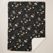 Einfache Aquarell-Blume 1 Sherpadecke (Vorderseite)