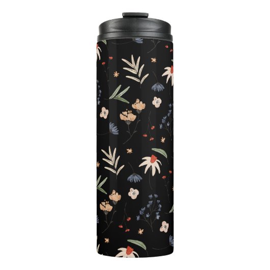 Einfache Aquarell-Blume 1 Thermosbecher (Vorderseite)