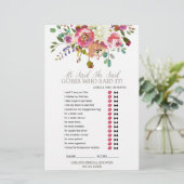 Einfache Aquarell Bouquet wie alt sie waren (Stehend Vorderseite)