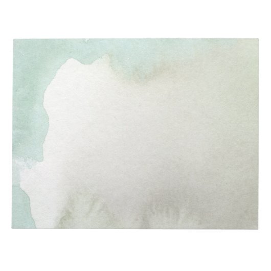 Einfache Aquarellbilder - Moderne Lehrerin Notizblock (Vorderseite)