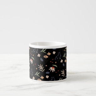 Einfache Aquarellblumen 1 Espressotasse