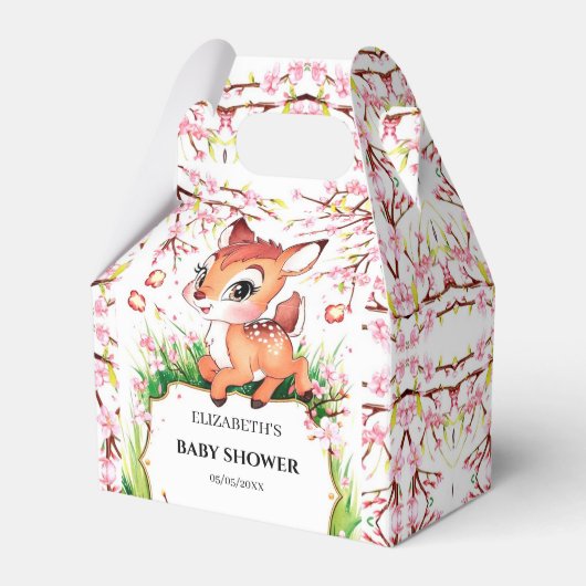 Einfache Aquarelldusche Geschenkschachtel (Vorderseite)