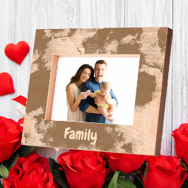 Einfache Aquarellfarben Familienweine Geschenk Hol Geätzte Rahmen