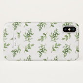Einfache Aquarellfarben-Muster Personalisiert Case-Mate iPhone Hülle (Rückseite (Horizontal))