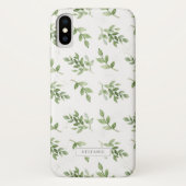 Einfache Aquarellfarben-Muster Personalisiert Case-Mate iPhone Hülle (Rückseite)