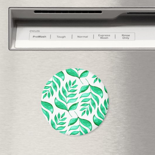 Einfache Aquarellfärbung - grün Magnet (In Situ (Geschirrspüler))