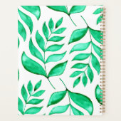 Einfache Aquarellfärbung - grün Planer (Rückseite)