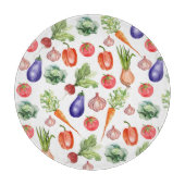 Einfache Aquarellpflanze Schneidebrett (Vorderseite)