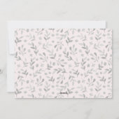 Einfache Aquarellschrift Joyful Christmas Foto Feiertagskarte (Rückseite)