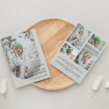 Einfache Arch Light Beige Foto Collage Abschluss