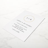 Einfache Art Déco Einladung (Gedreht)