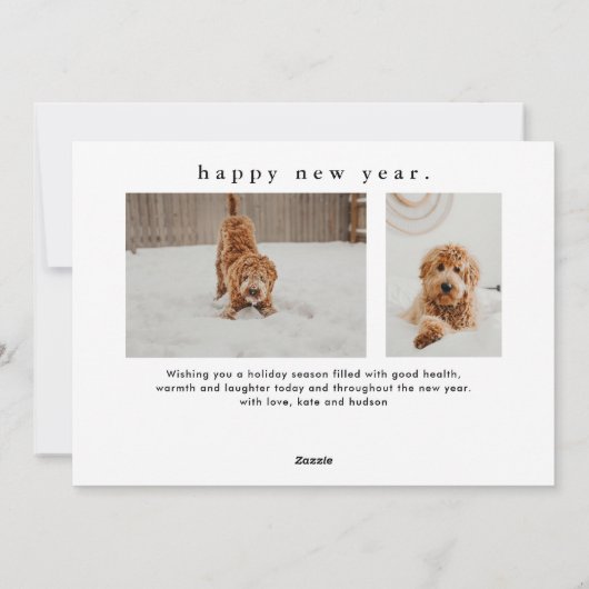 Einfache Art Funny Pet Weihnachten (Rückseite)