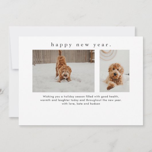 Einfache Art Funny Pet Weihnachten (Rückseite)