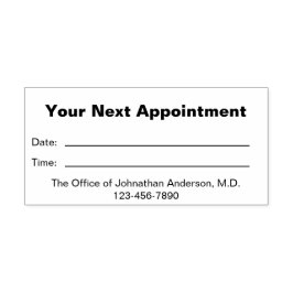 Einfache Ärztekammer für Ihre nächste Ernennung Permastempel