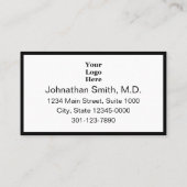 Einfache Arztpraxis Ihre nächste Terminkarte (Rückseite)