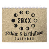 Einfache Astrologie Zodiac Glitzer Birthstone Char Kalender (Titelbild)