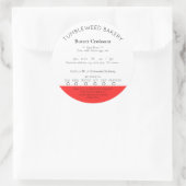 Einfache Aufkleber für das Lebensmittelrecht der H (Tasche)