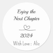 Einfache Aufkleber für die Ruhestandskerze