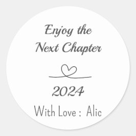 Einfache Aufkleber für die Ruhestandskerze