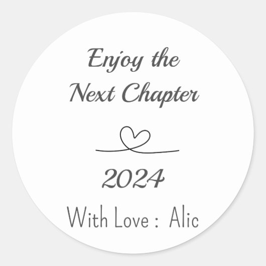 Einfache Aufkleber für die Ruhestandskerze (Vorderseite)