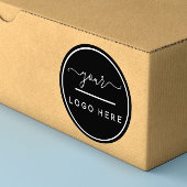 Einfache Aufkleber für kundenspezifische Firmenlog