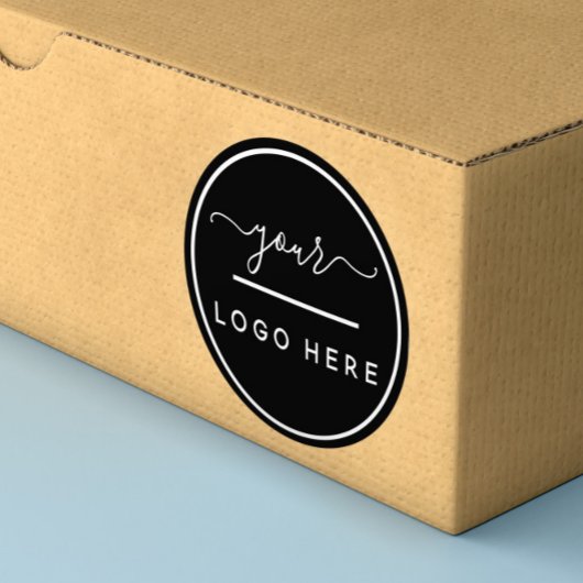 Einfache Aufkleber für kundenspezifische Firmenlog