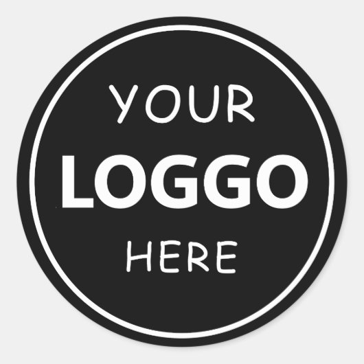 Einfache Aufkleber für kundenspezifische Firmenlog (Vorderseite)
