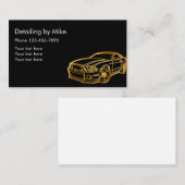 Einfache Auto-ausführliche Schilderung Visitenkarte (Vorne/Hinten)