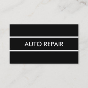 Einfache Auto-Reparatur Visitenkarte
