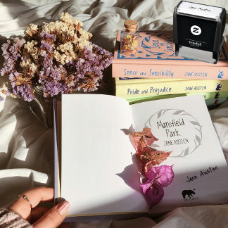 Einfache Autor-Signatur-Handschrift Permastempel