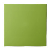 Einfache Avocado Green Solid Color Fliese (Vorderseite)