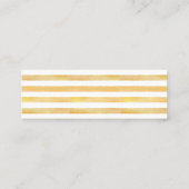 Einfache Baby Duschbücher für Babyanfragen Mini Visitenkarte (Rückseite)